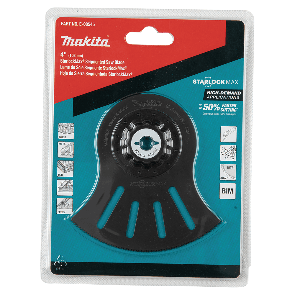 4" StarlockMax Oscillating Multi-Tool Bi-Metal Segmented Saw Blade Alt 2 - Image
