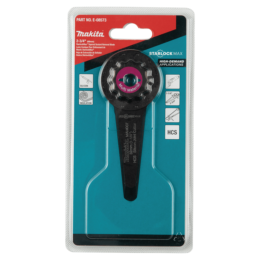 StarlockMax Oscillating Multi-Tool Tapered Sealant Removal/Point Cutter Blade Alt 2 - Image