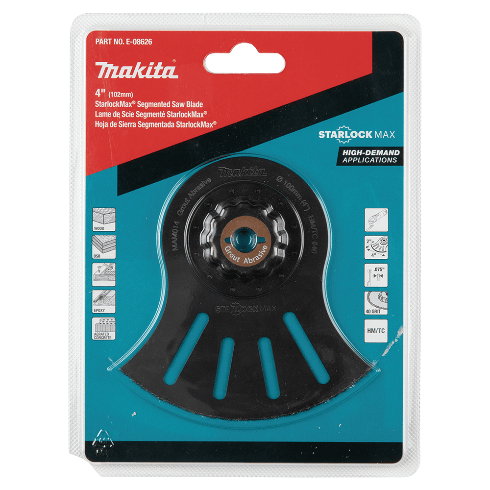 4" StarlockMax Oscillating Multi-Tool 40 Grit Segmented Saw Blade Alt 2 - Image