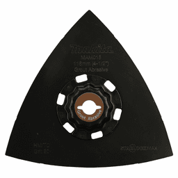 4-1/2" StarlockMax 20 Grit Oscillating Multi-Tool Tungsten Carbide Delta Triangle Sanding Pad Alt 1 - Image