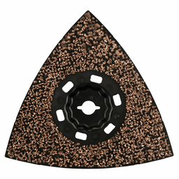 4-1/2" StarlockMax 20 Grit Oscillating Multi-Tool Tungsten Carbide Delta Triangle Sanding Pad Main - Image