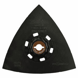 4-1/2" StarlockMax 40 Grit Oscillating Multi-Tool Tungsten Carbide Delta Triangle Sanding Pad Alt 1 - Image