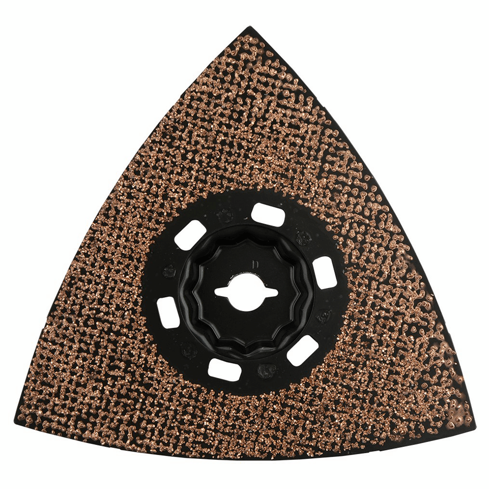 4-1/2" StarlockMax 40 Grit Oscillating Multi-Tool Tungsten Carbide Delta Triangle Sanding Pad Main - Image