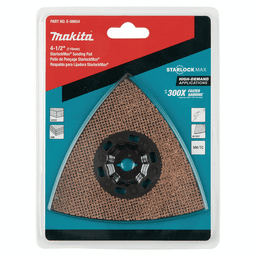 4-1/2" StarlockMax 60 Grit Oscillating Multi-Tool Tungsten Carbide Delta Triangle Sanding Pad Alt 2 - Image