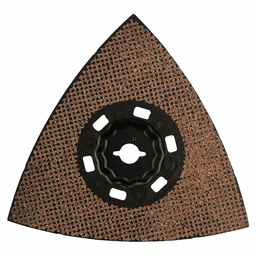 4-1/2" StarlockMax 60 Grit Oscillating Multi-Tool Tungsten Carbide Delta Triangle Sanding Pad Main - Image