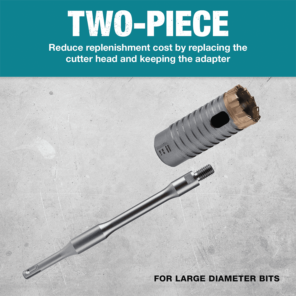 3/4" x 4" Rebar Cutter Drill Bit Head Only Alt 8 - Image