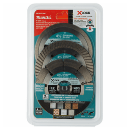 4-1/2" X-Lock 3-Piece Diamond Blade Variety Pack for Masonry Cutting Alt 4 - Image