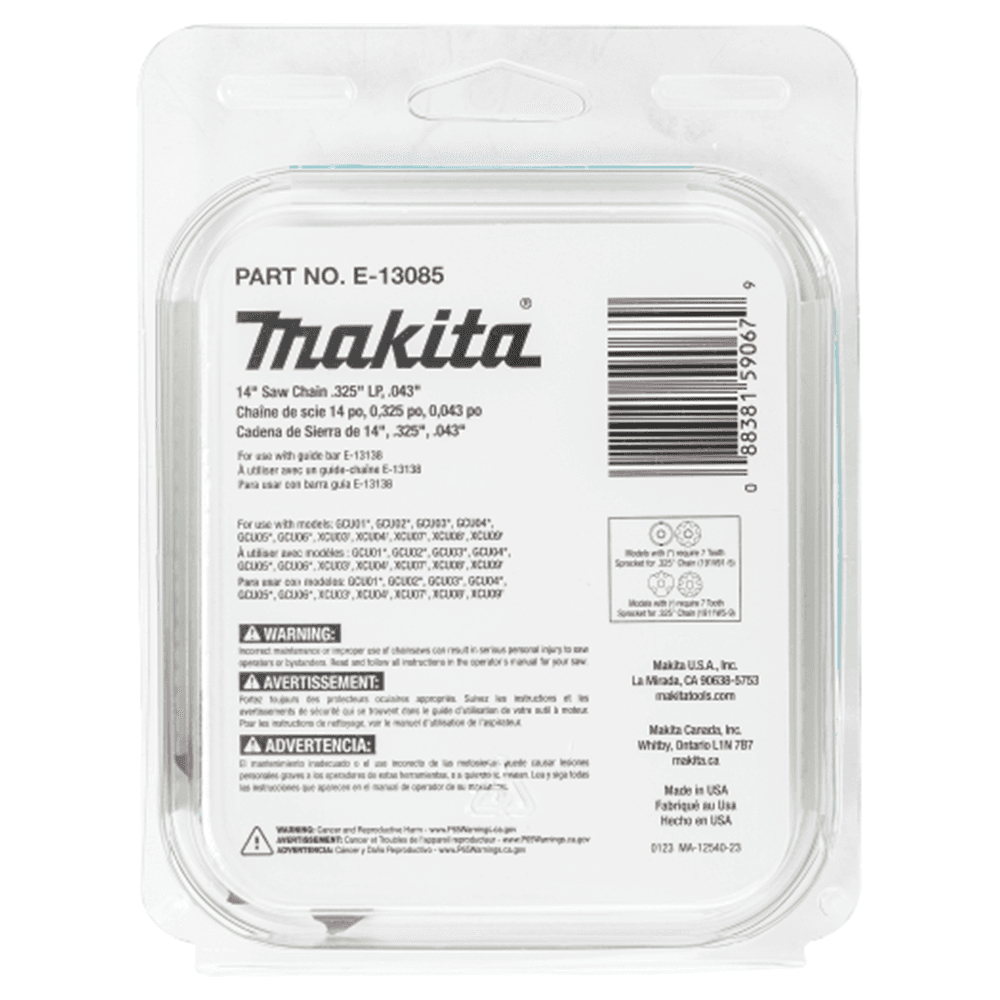 14" Low Kickback Saw Chain with .325" Pitch, .043" Gauge Alt 3 - Image