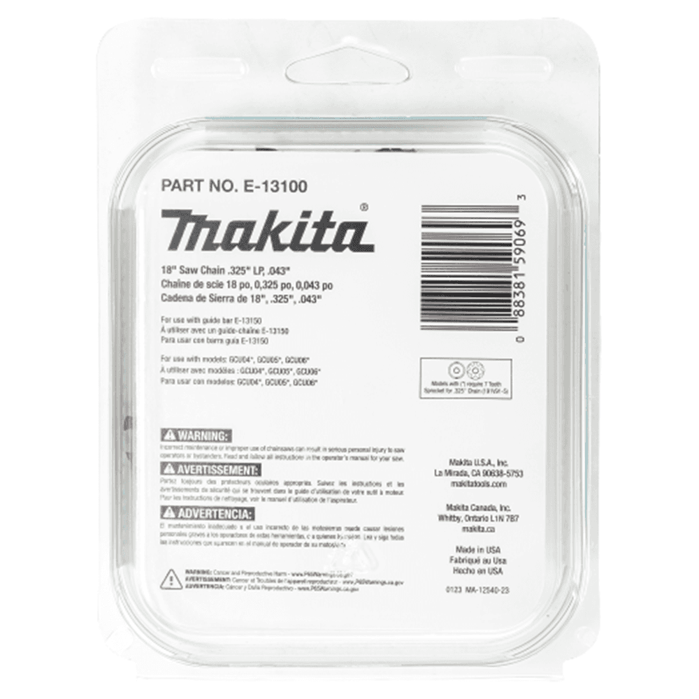 18" Low Kickback Saw Chain with .325" Pitch, .043" Gauge Alt 3 - Image