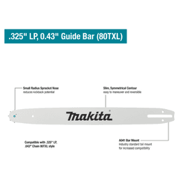 12" Guide Bar with 325" Pitch, .043" Gauge Alt 1 - Image