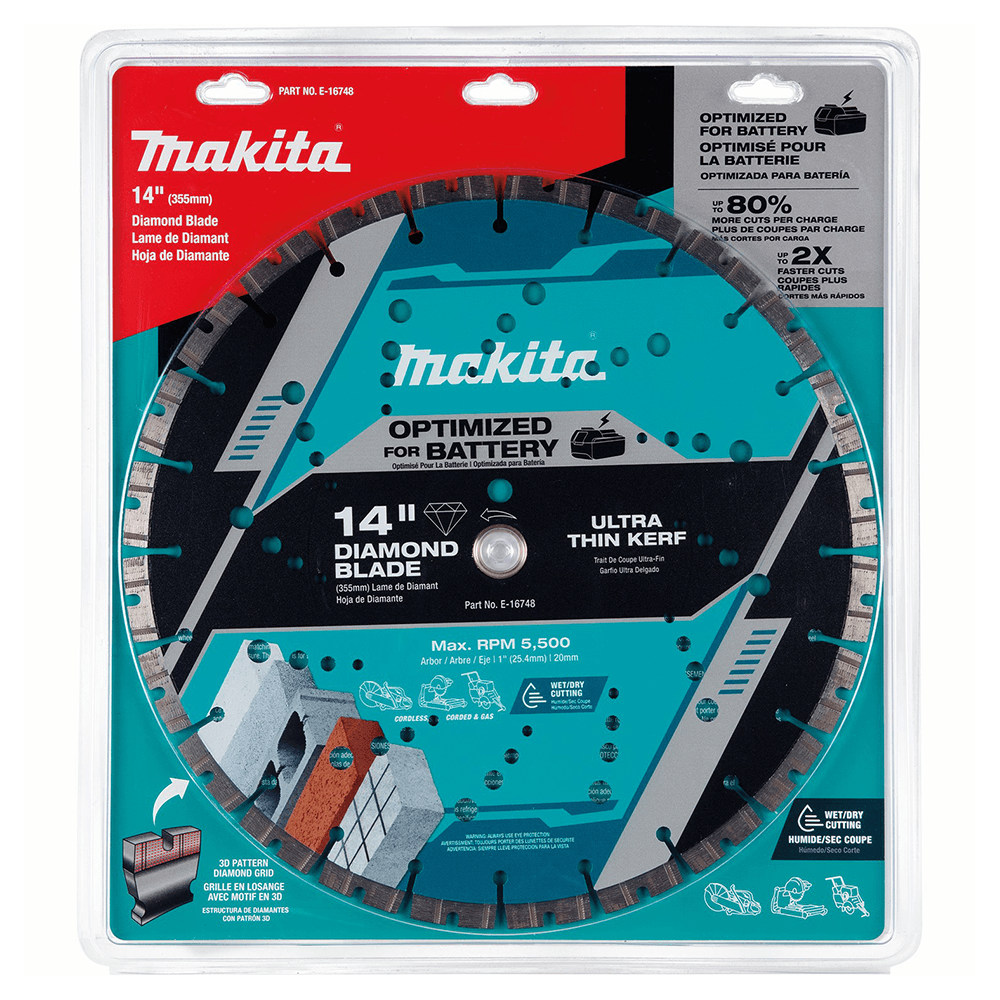 14" Thin Kerf Segmented General Purpose Diamond Blade Alt 1 - Image