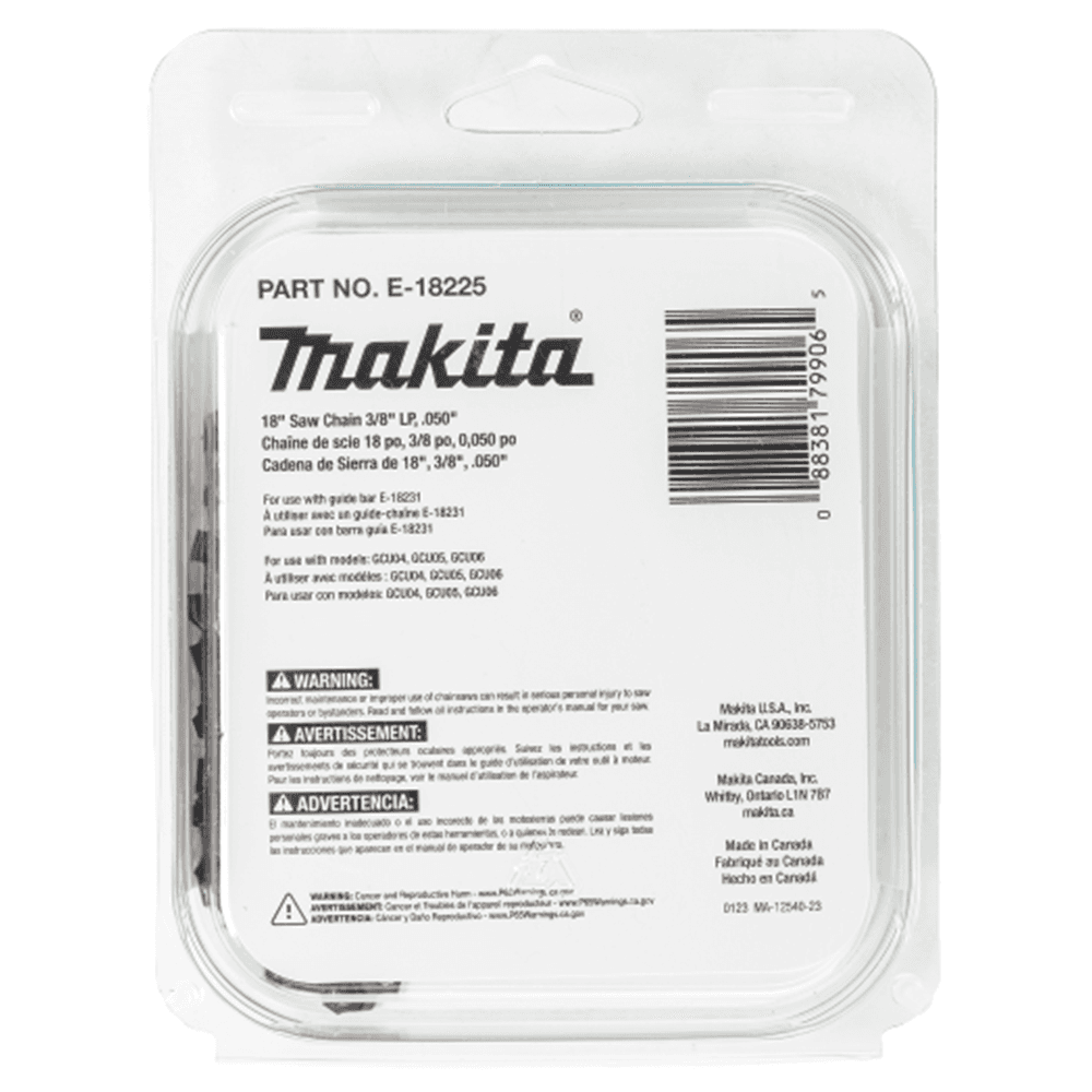 18" Low Kickback Saw Chain with 3/8" Pitch, .050" Gauge Alt 3 - Image