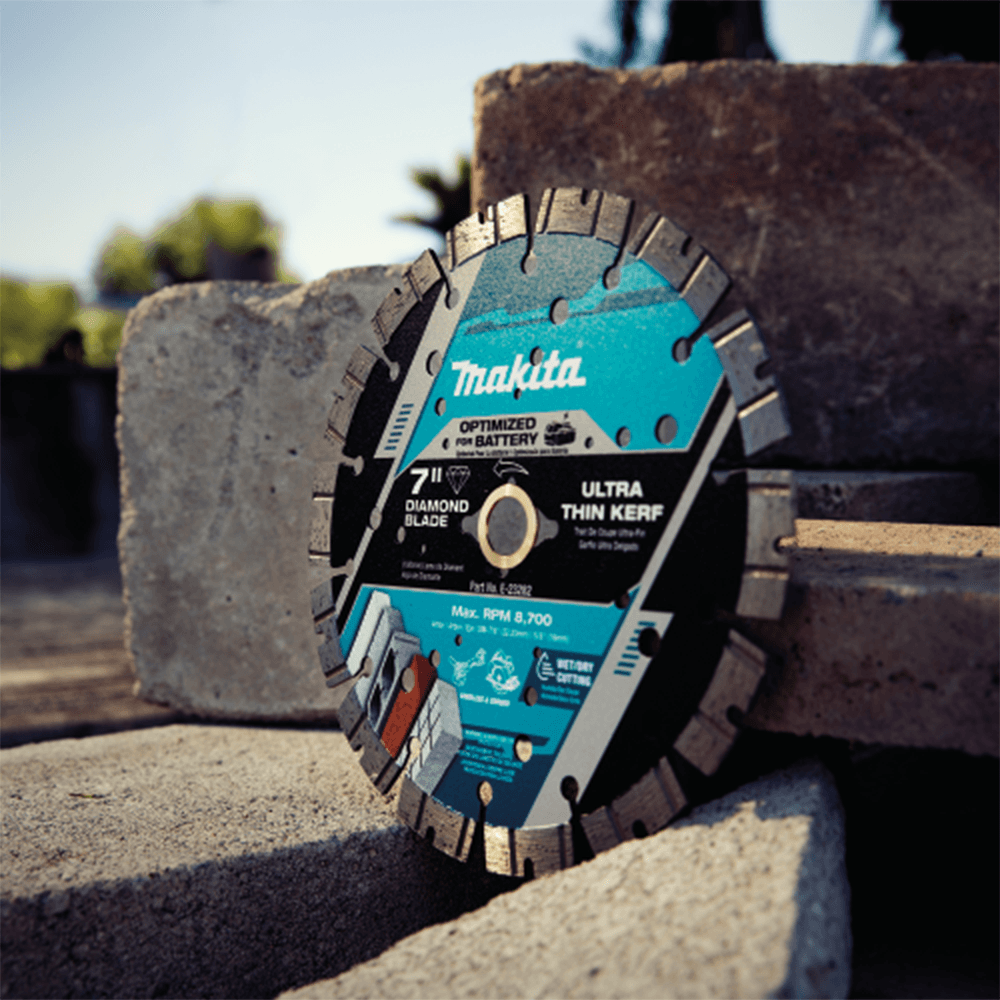 7" Segmented General Purpose Thin Kerf Diamond Blade Alt 5 - Image