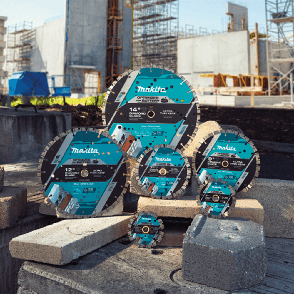 9" Segmented General Purpose Thin Kerf Diamond Blade Alt 4 - Image