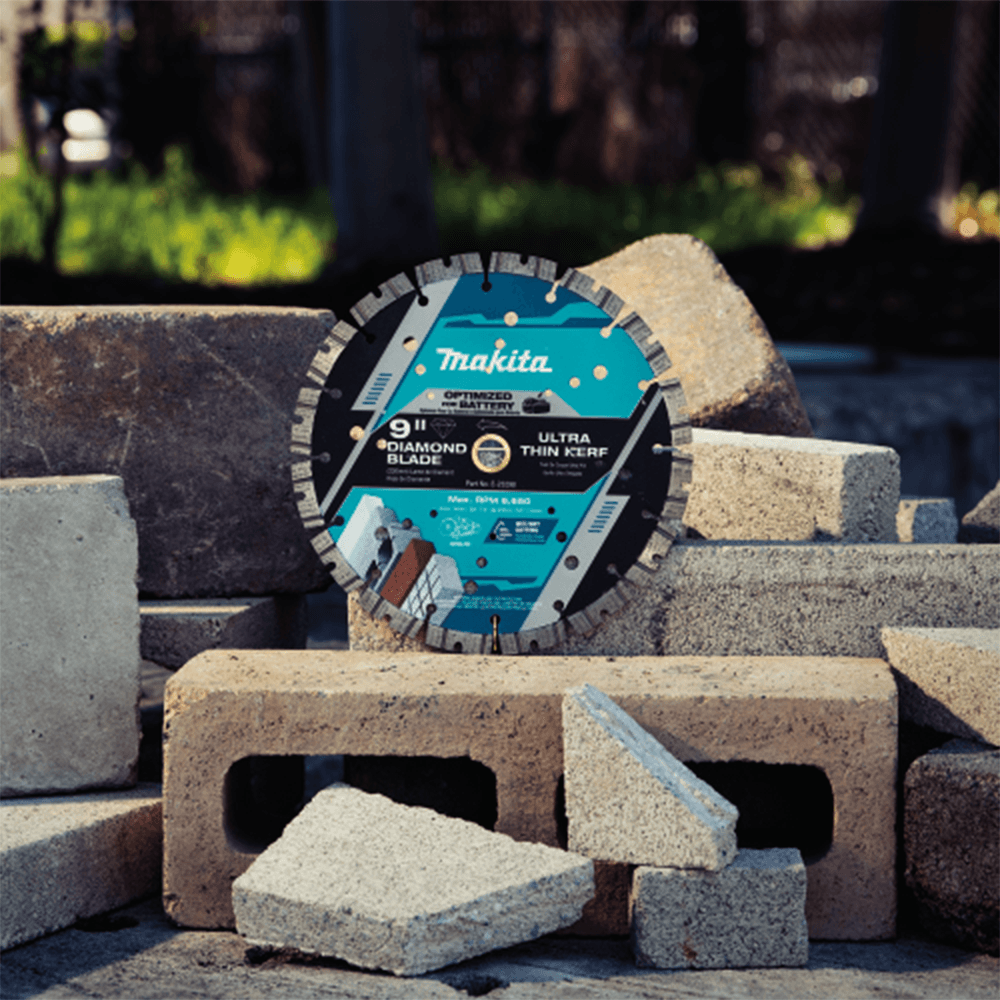 9" Segmented General Purpose Thin Kerf Diamond Blade Alt 5 - Image