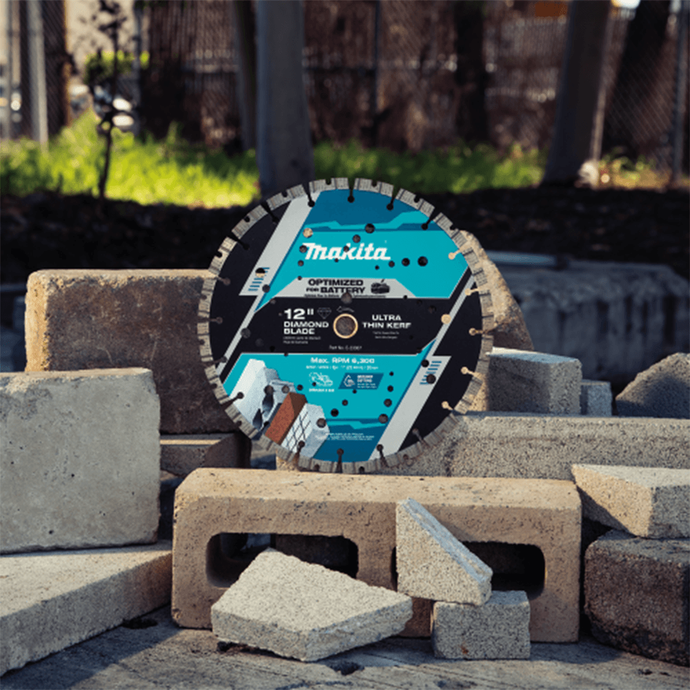 12" Segmented General Purpose Thin Kerf Diamond Blade Alt 4 - Image