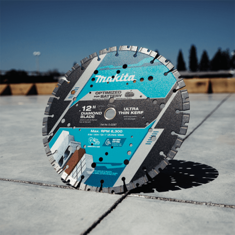 12" Segmented General Purpose Thin Kerf Diamond Blade Alt 6 - Image