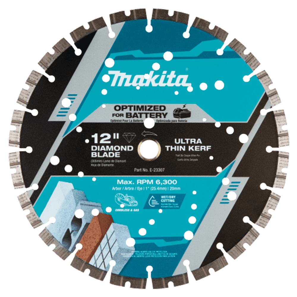 12" Segmented General Purpose Thin Kerf Diamond Blade Main - Image