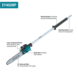 10" Pole Saw Couple Shaft Attachment Alt 2 - Image