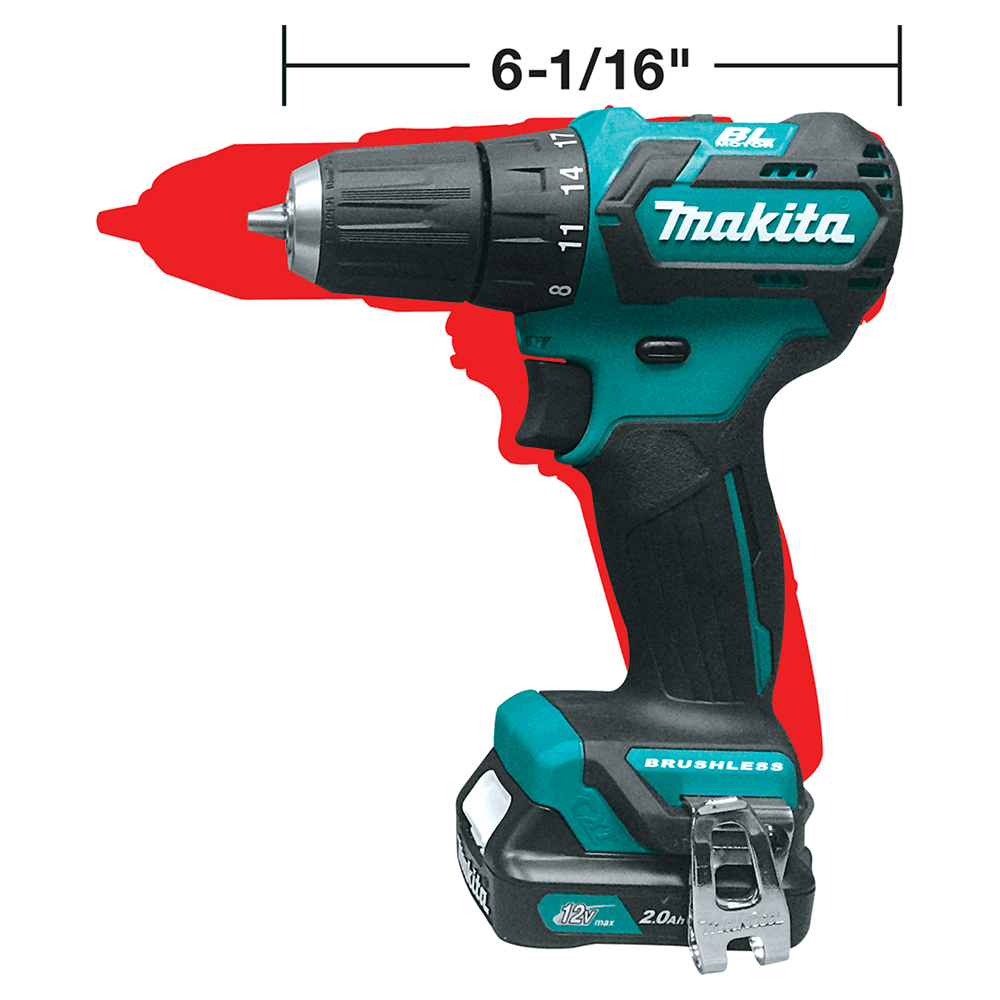 12 V max CXT Lithium-Ion Brushless Cordless 3/8" Driver-Drill Kit (2.0 Ah) Alt 12 - Image