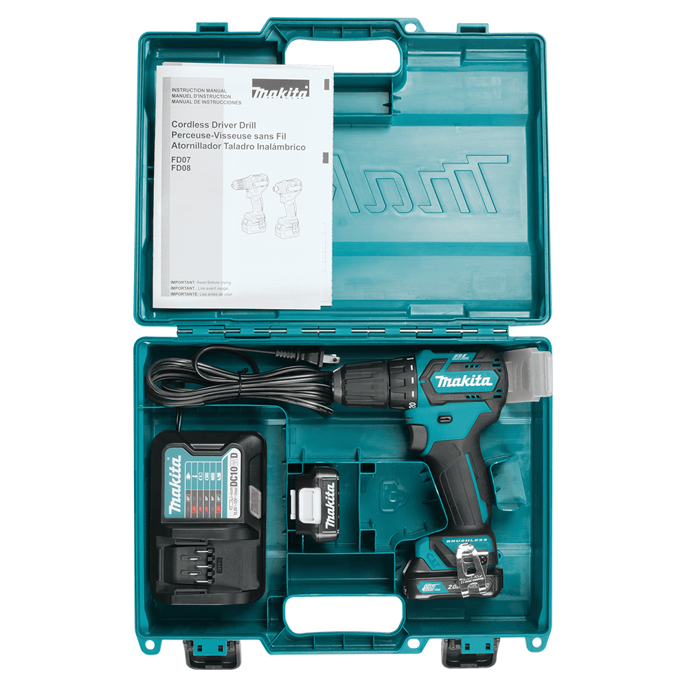 12 V max CXT Lithium-Ion Brushless Cordless 3/8" Driver-Drill Kit (2.0 Ah) Alt 6 - Image
