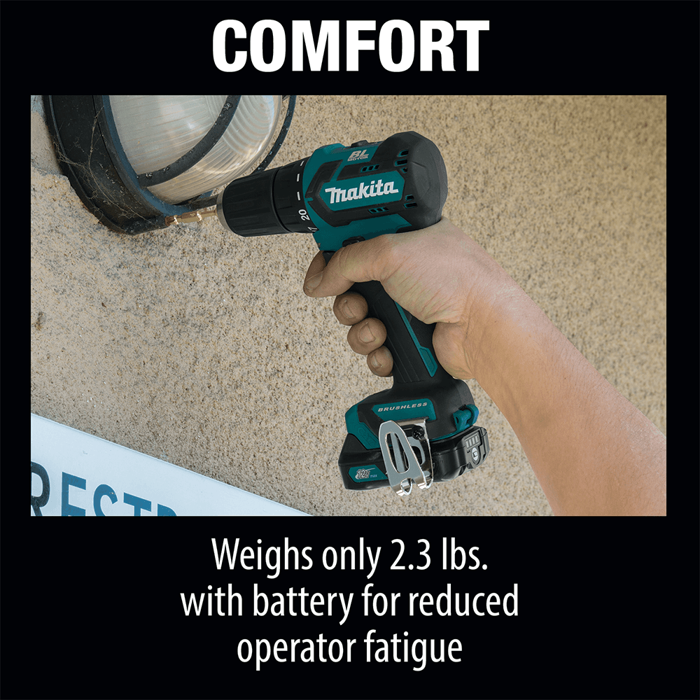12 V max CXT Lithium-Ion Brushless Cordless 3/8" Driver-Drill Kit (2.0 Ah) Alt 8 - Image