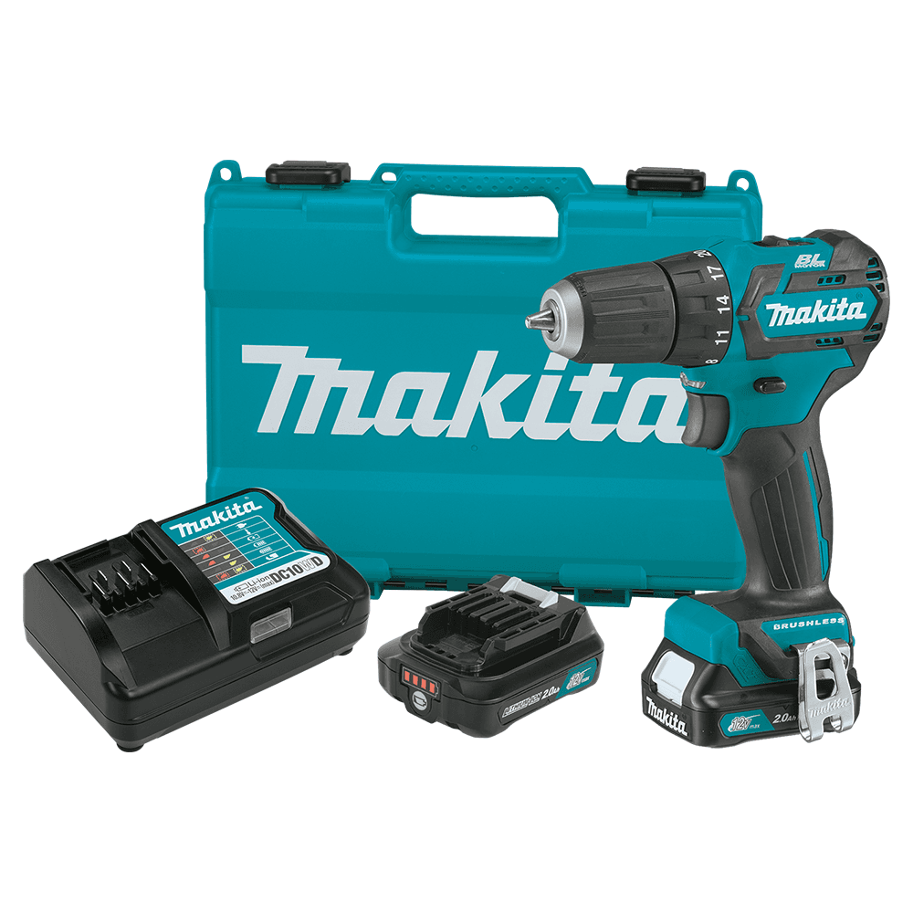 12 V max CXT Lithium-Ion Brushless Cordless 3/8" Driver-Drill Kit (2.0 Ah) Main - Image