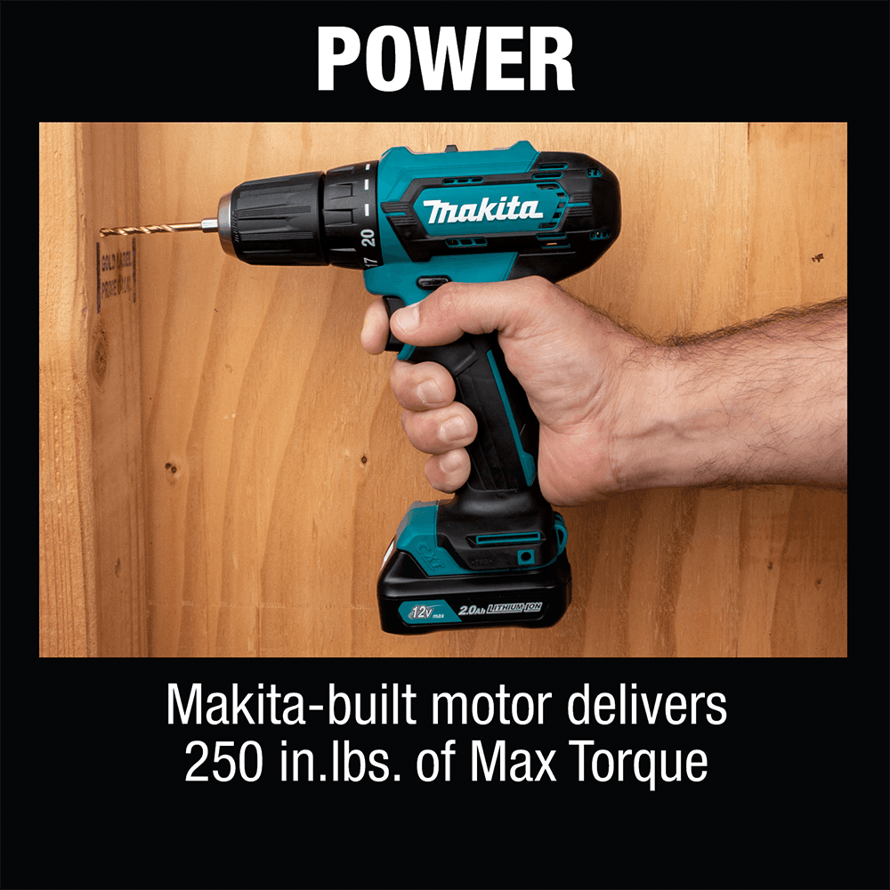 12 V max CXT Lithium-Ion Cordless 3/8" Driver-Drill Kit (2.0 Ah) Alt 9 - Image