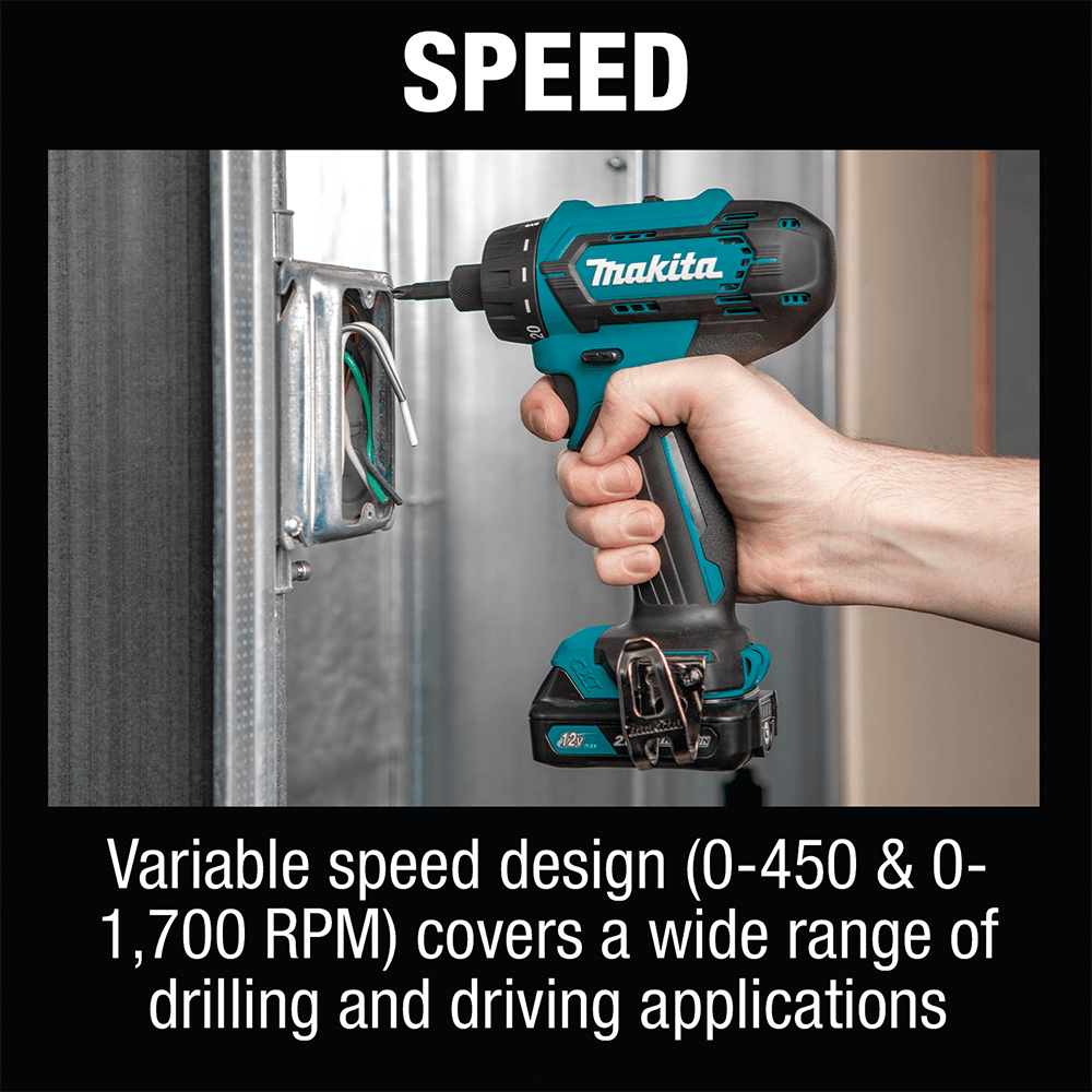 12 V max CXT Lithium-Ion Cordless 1/4" Hex Screwdriver Kit (2.0 Ah) Alt 5 - Image