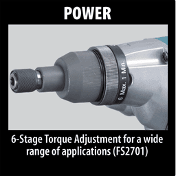 2500 RPM Torque Adjustable Screwdriver Alt 2 - Image