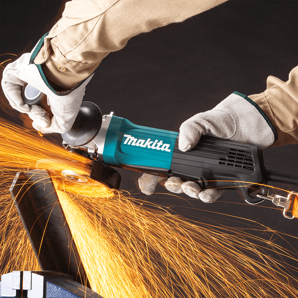 4-1/2" Paddle Switch Angle Grinder with Non-Removable Guard Alt 16 - Image