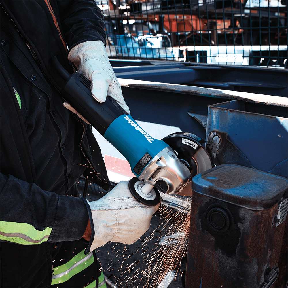 4-1/2" Paddle Switch Angle Grinder with Non-Removable Guard Alt 6 - Image