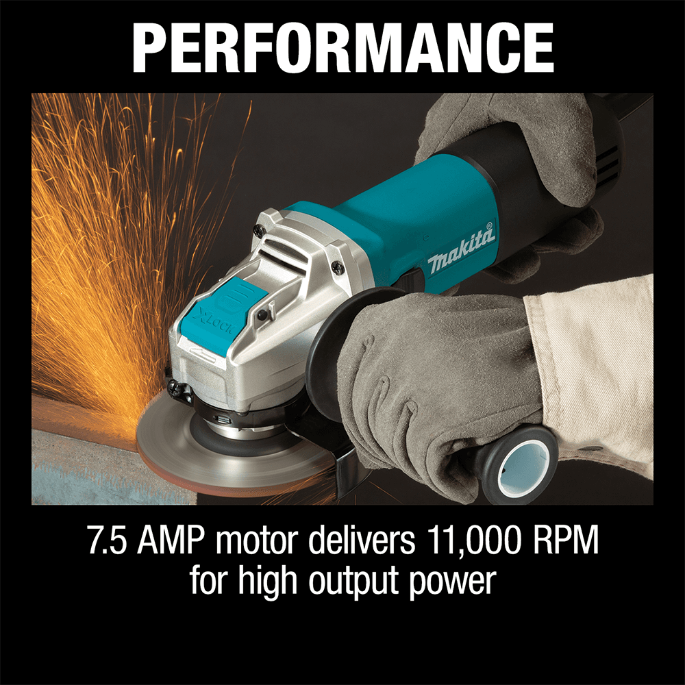 4-1/2" X-Lock Angle Grinder with AC/DC Switch Alt 8 - Image
