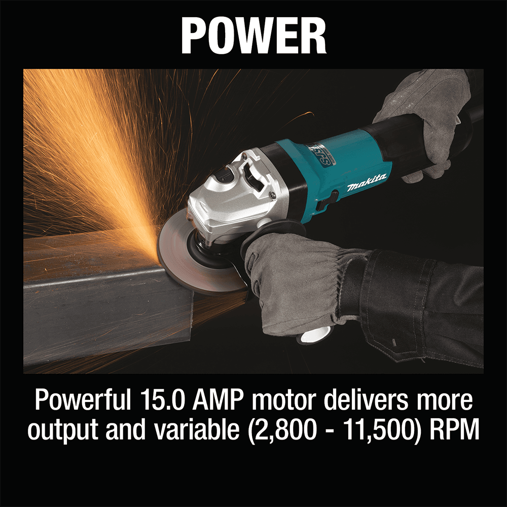 4-1/2" SJS II High-Power Angle Grinder with Brake Alt 12 - Image