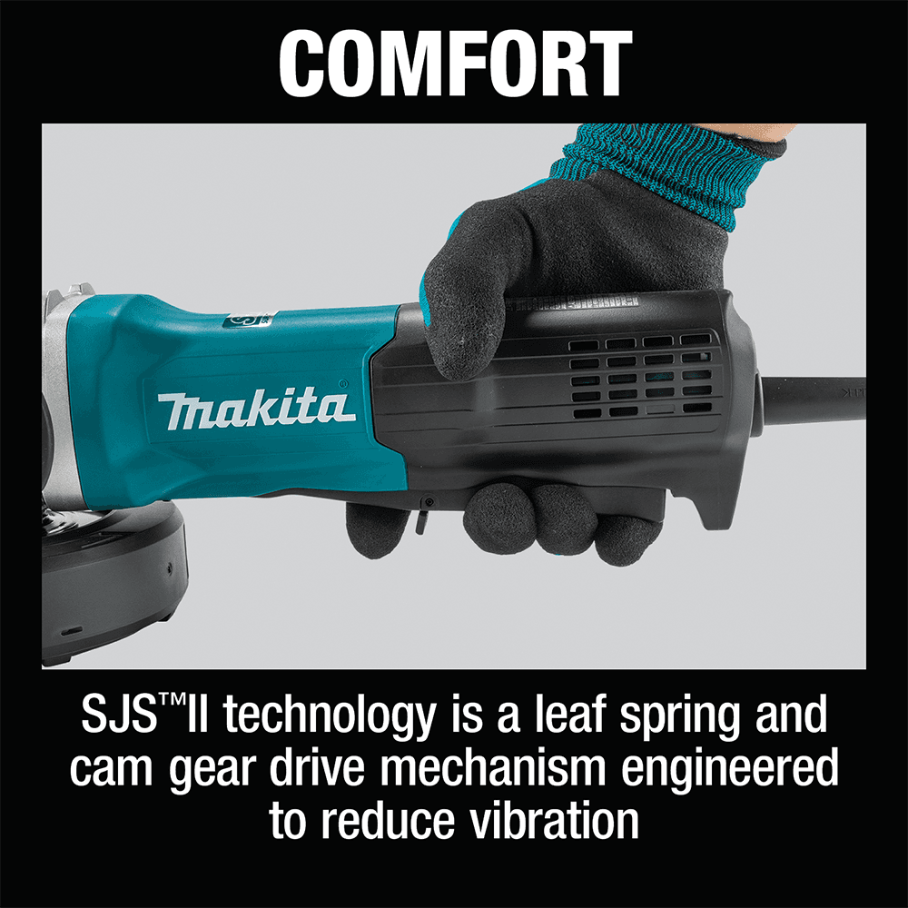 4-1/2" SJS II High-Power Paddle Switch Angle Grinder Alt 9 - Image
