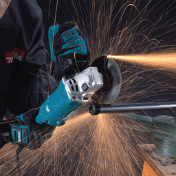 5" SJS Angle Grinder with AC/DC Lock-Off Switch Alt 1 - Image
