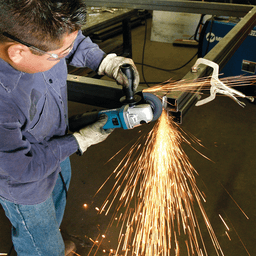 5" SJS Angle Grinder with AC/DC Lock-Off Switch Alt 3 - Image