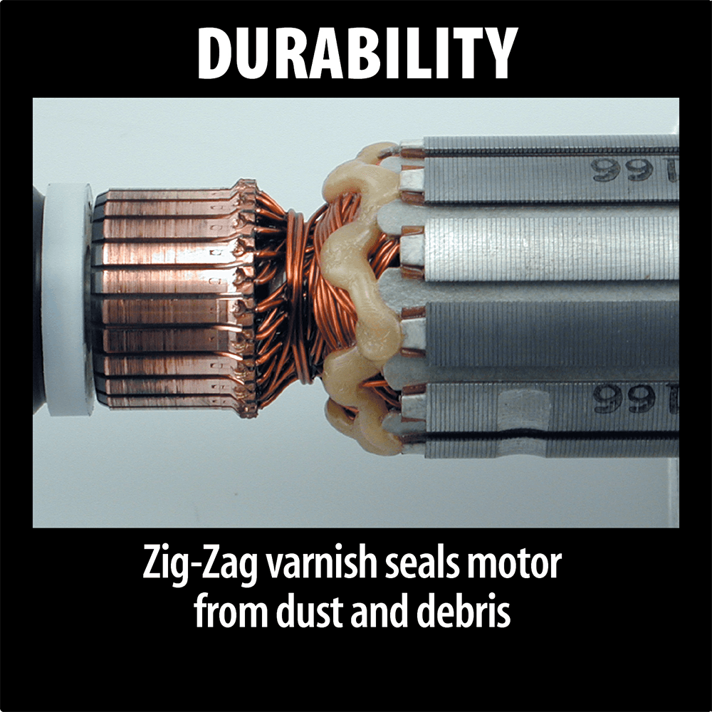 5" SJS Angle Grinder with AC/DC Lock-Off Switch Alt 4 - Image
