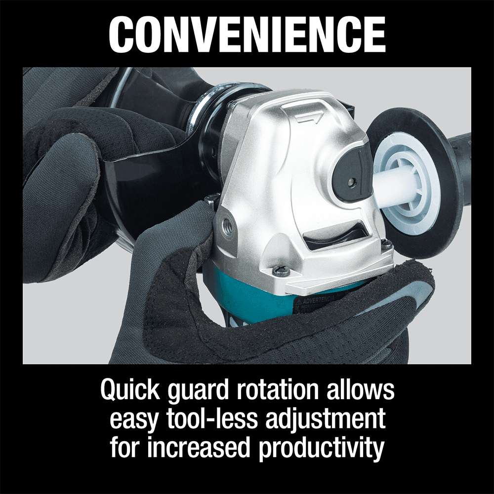 5" SJS X-LOCK High-Power Angle Grinder with SJS Alt 5 - Image