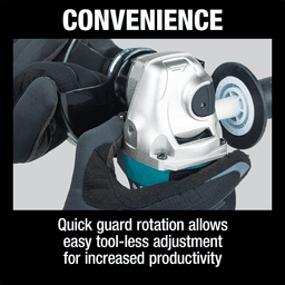 5" SJS X-LOCK High-Power Angle Grinder with SJS Alt 5 - Image