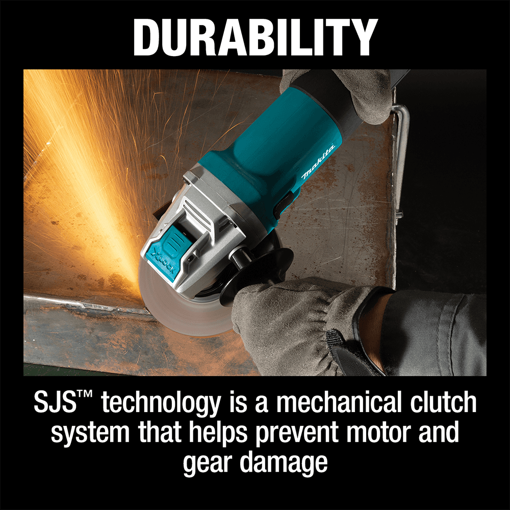 5" SJS X-LOCK High-Power Angle Grinder with SJS Alt 6 - Image