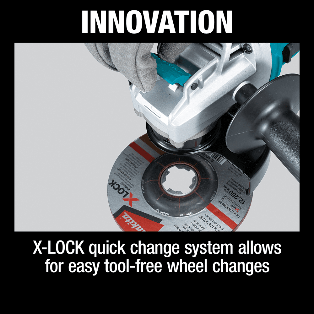 5" SJS X-LOCK High-Power Angle Grinder with SJS Alt 7 - Image