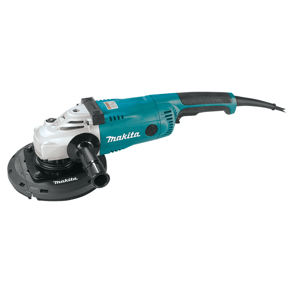7" Angle Grinder with AC/DC Rear Trigger Handle Switch Alt 1 - Image