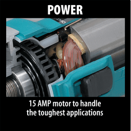 7" Angle Grinder with AC/DC Rear Trigger Handle Switch Alt 4 - Image