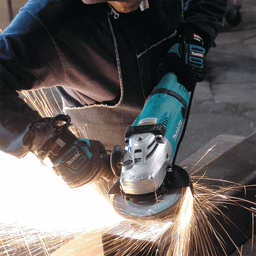 7" Angle Grinder with AC/DC Rear Trigger Switch Alt 2 - Image