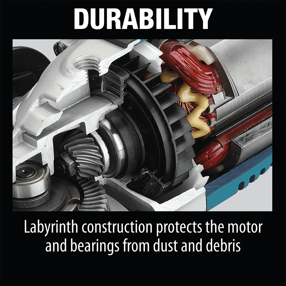 7" x 17-3/4" Angle Grinder with Lock‑On Switch Alt 3 - Image