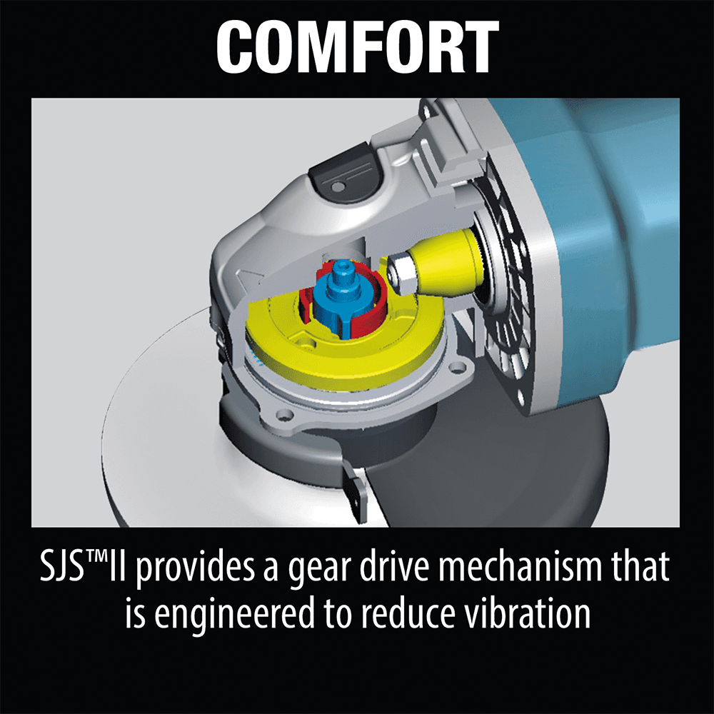 7" SJS II Angle Grinder with Lock‑On Switch Alt 3 - Image