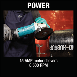7" Angle Grinder with Rotatable Handle/Lock‑On Switch Alt 4 - Image