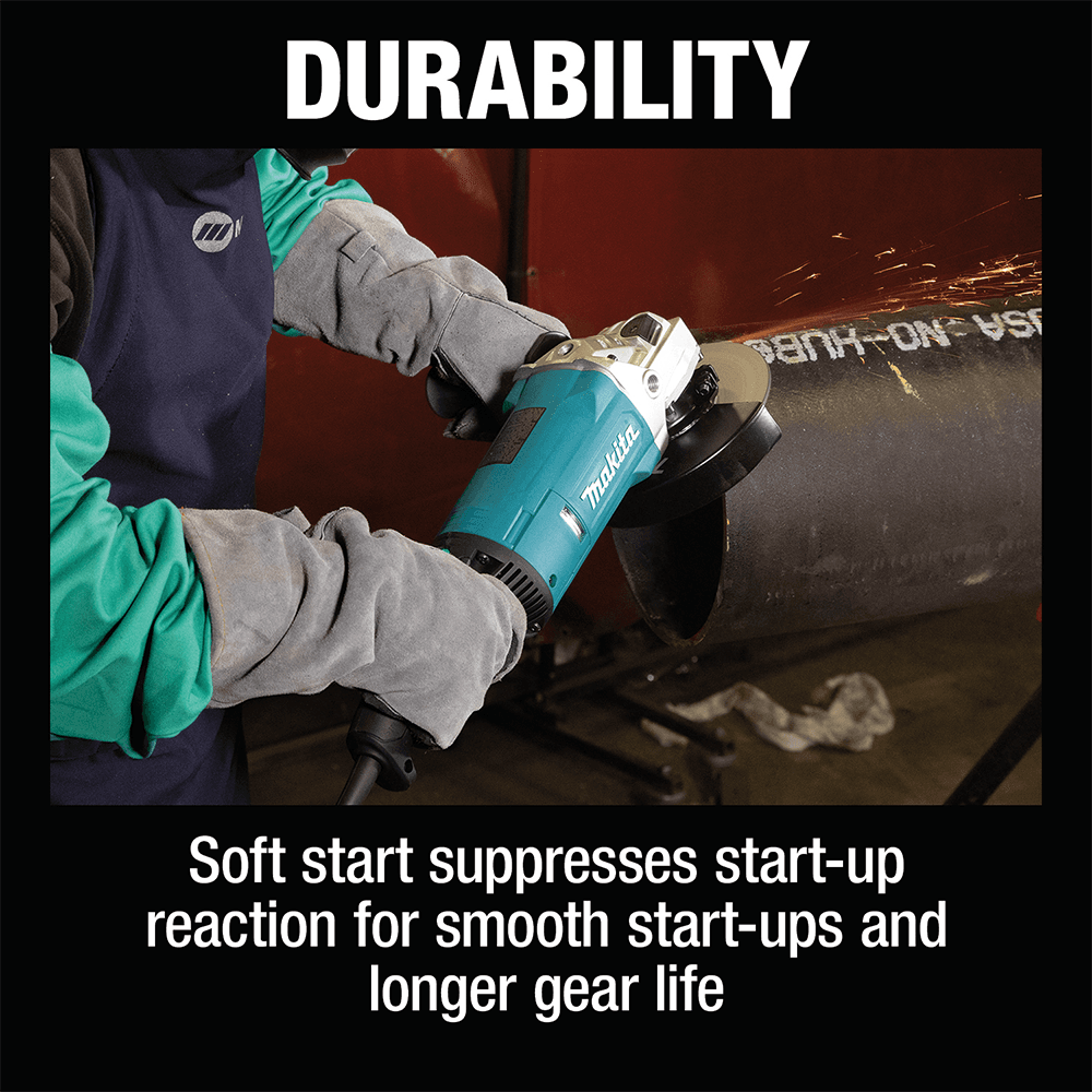 7" Angle Grinder with Lock-On/Off Switch Alt 3 - Image