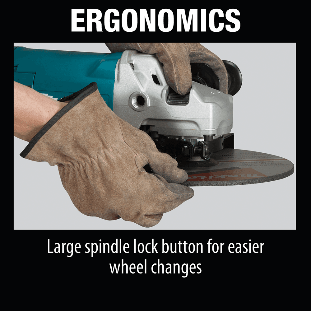 9" Angle Grinder with Lock‑On Switch Alt 5 - Image